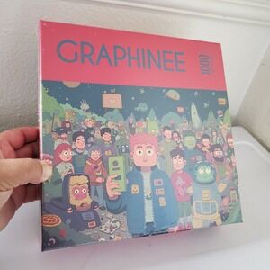 Graphinee Breaking News 1000 Piece Jigsaw Puzzle Modern Art Illustration New